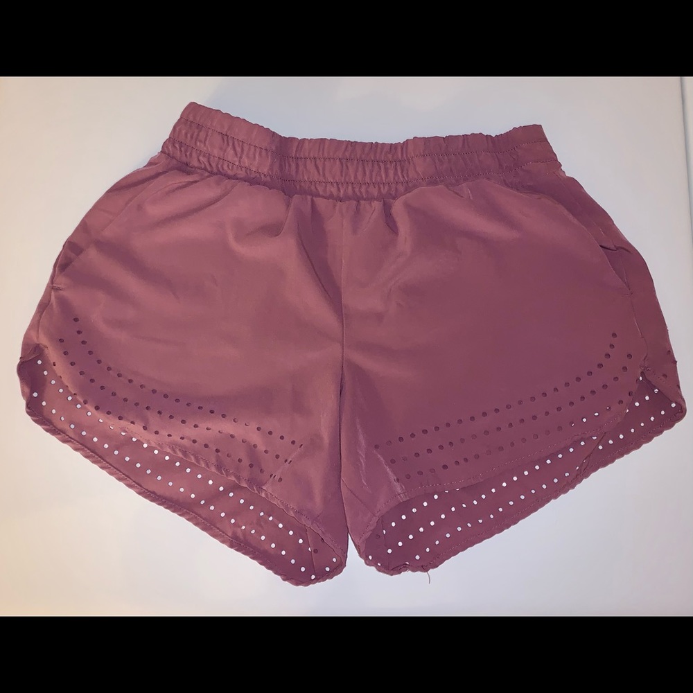 90 Degree Mauve Ventilated Light Weight Run Shorts
